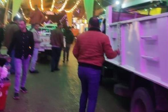 حملات ليلية لإزالة الإشغالات فى بيلا بكفر الشيخ وتحرير محاضر للمخالفين