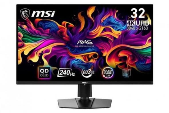 تكنولوجيا: MSI تطلق شاشة الألعاب MAG 321UPX بمعدل تحديث 240Hz