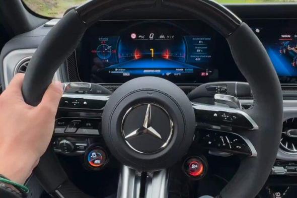 إختبار تسارع مرسيدس G63 AMG موديل 2025